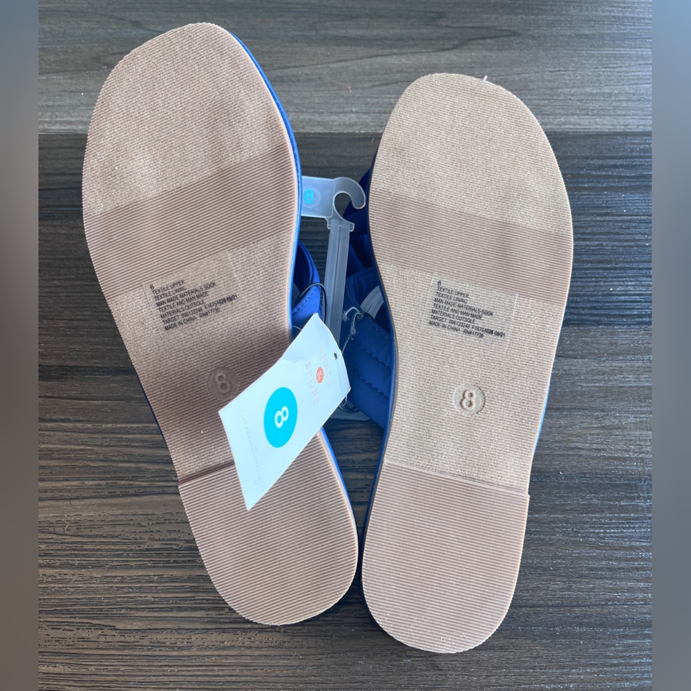 Blue strap sandals - Picture 3 of 3